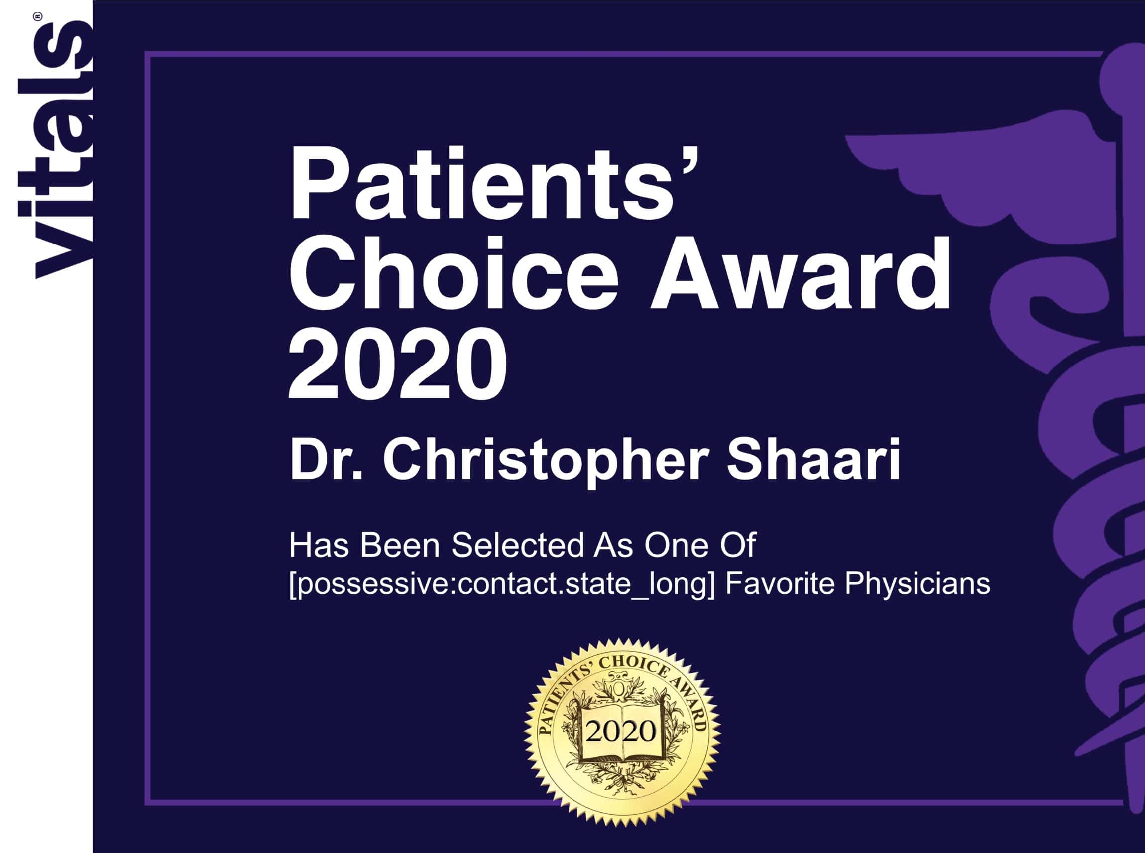 Patients' Choice Award 2020