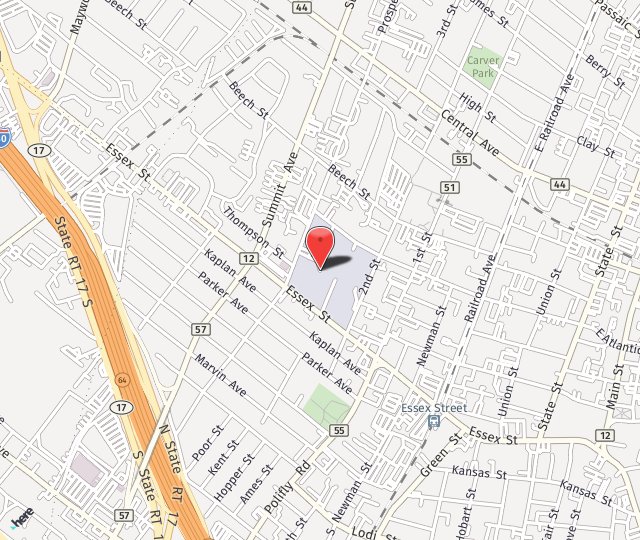 Location Map: 20 Prospect Ave Hackensack, NJ 07601